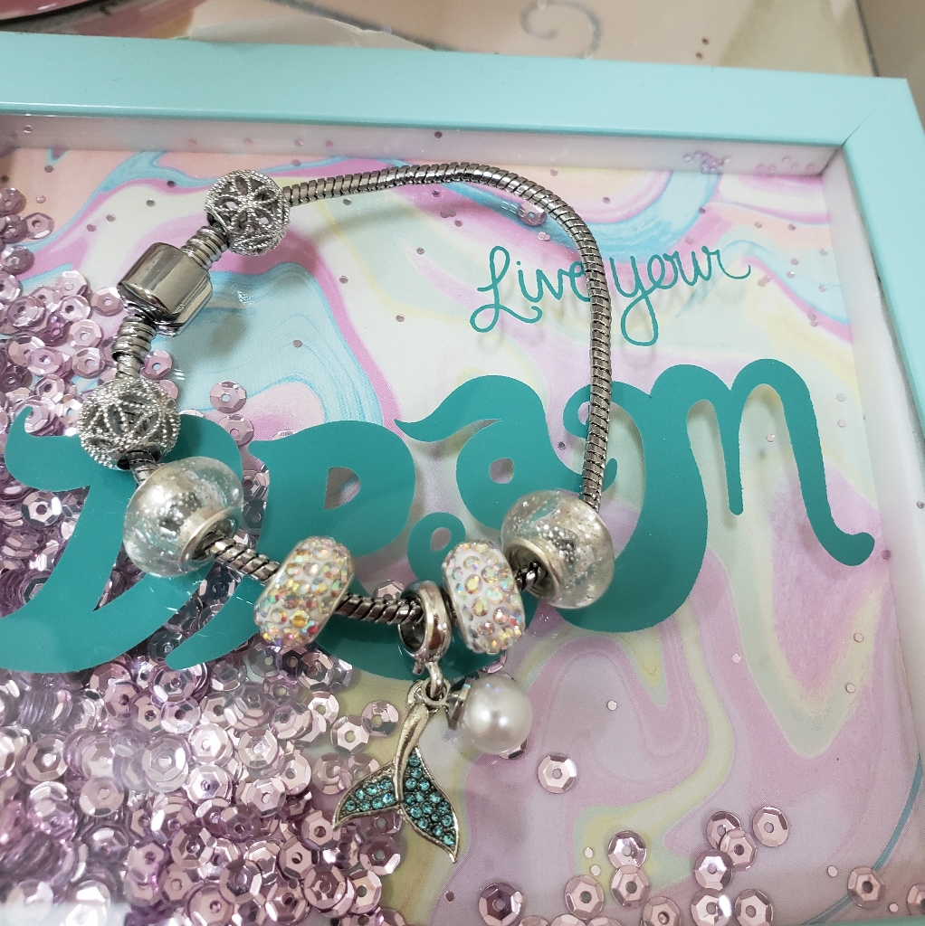 Mermaid Iridescent Charm Bracelet